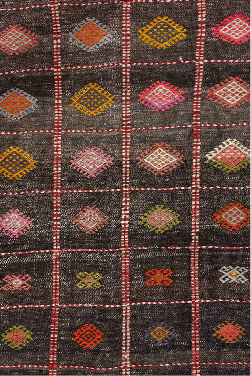 Antique Jijim Area Rug (2' x 4')